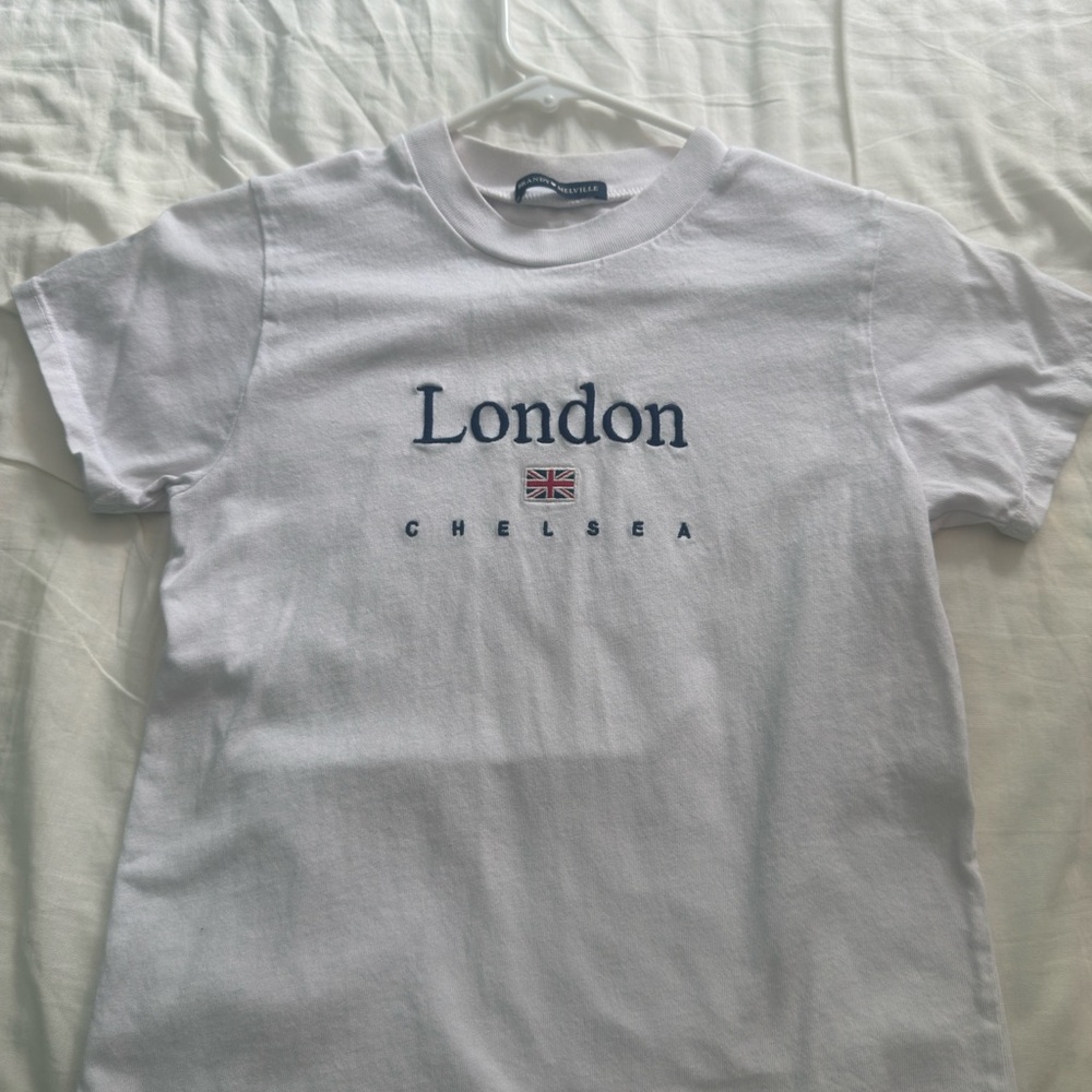 Brandy Melville White London Chelsea T-Shirt
